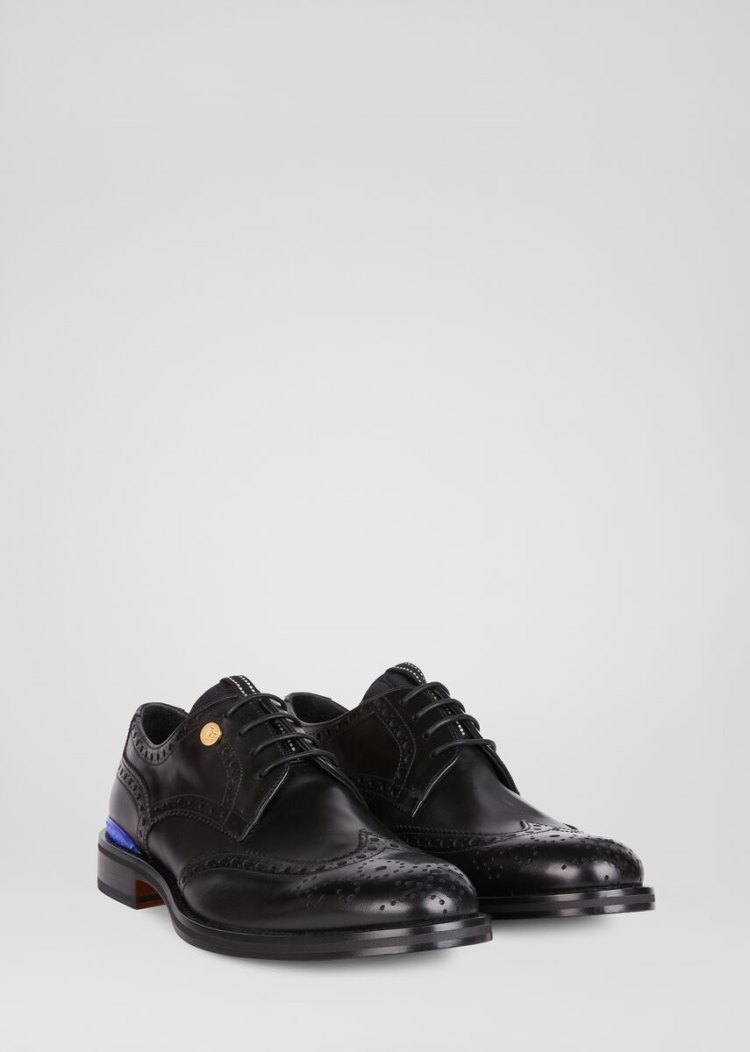 Buty Brogue Męskie Versace Hyperion Brogues Czarne | RJF8D8AVL