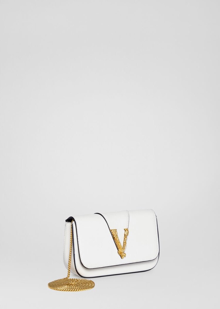 Evening Bags Damskie Versace Virtus Białe | LAGA3LE4Q