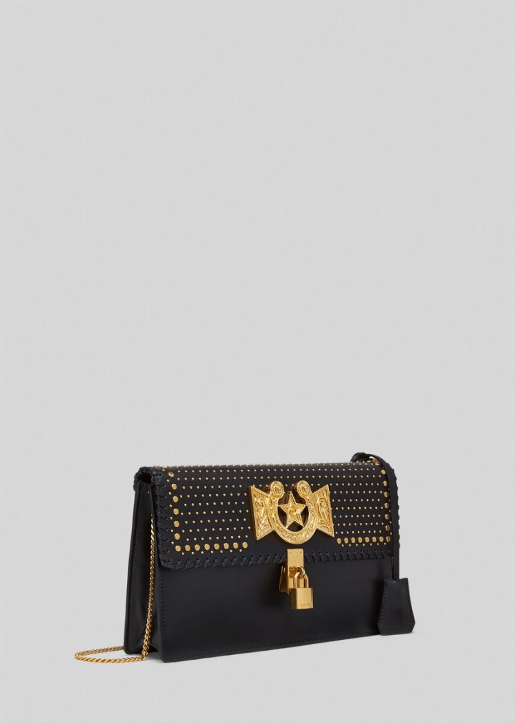 Icon Bag Damskie Versace Icon Western Clutch Bag Czarne | 22L3V627L