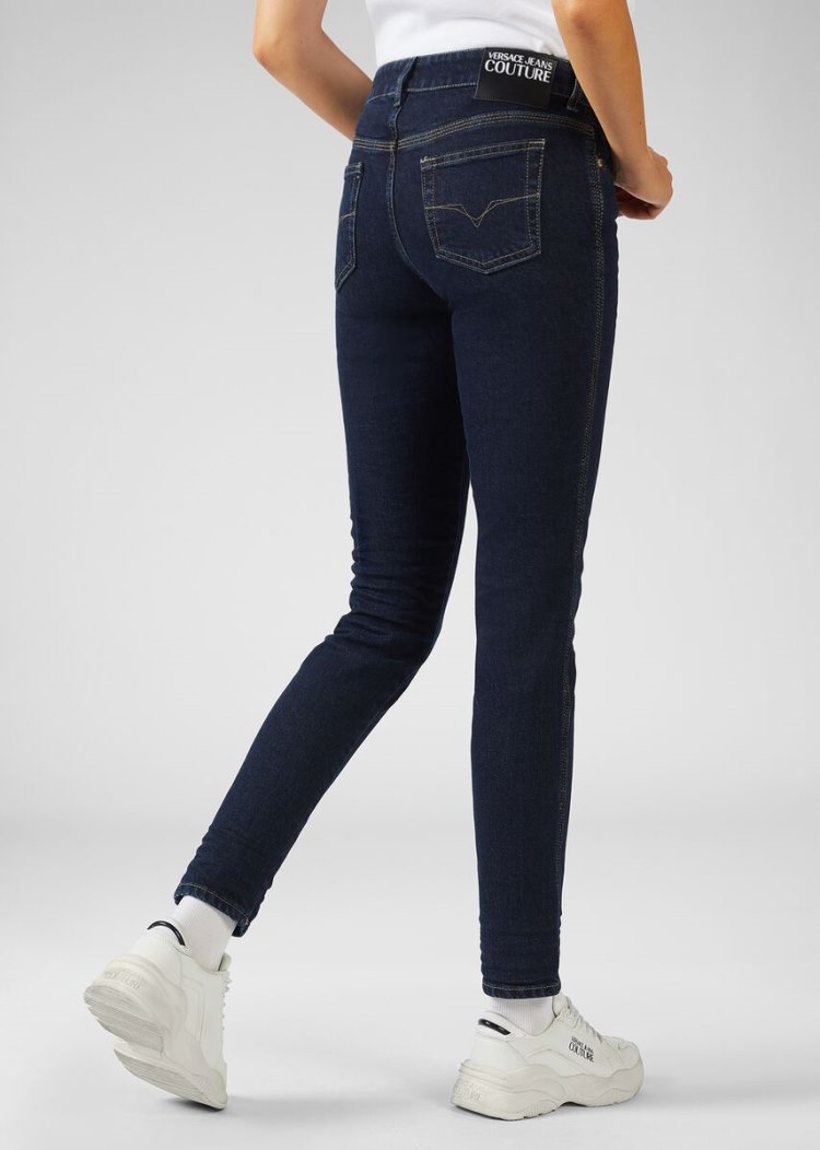 Jeansy Jeans Couture Versace Jeans Couture Skinny Fit Jeans Niebieskie | LSRKLV1D7