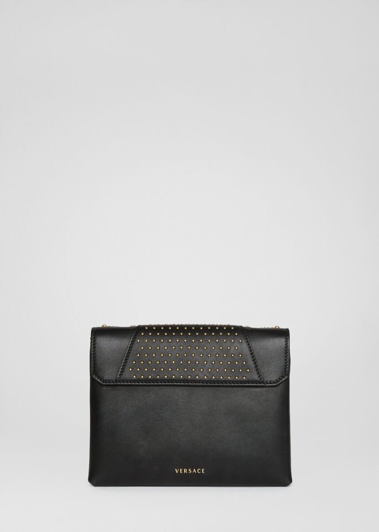 Kopertówka Damskie Versace Virtus Western Clutch Czarne | FKUNZ655F