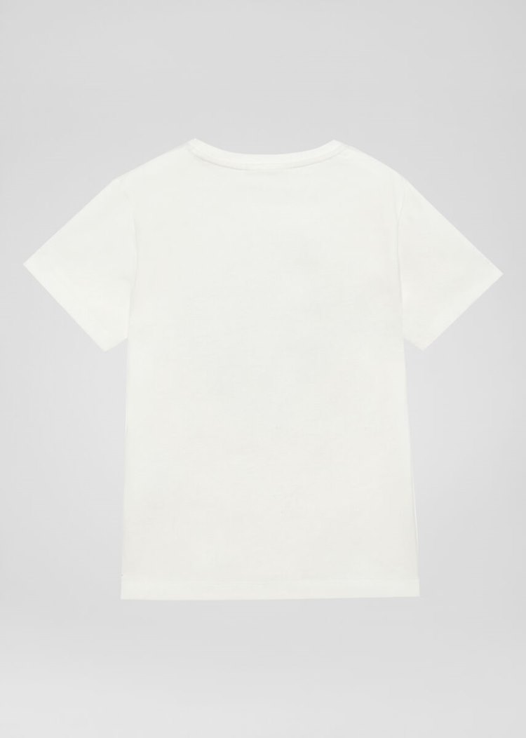 Koszulki Dziecięce Versace GV Signature Medusa T Shirt Białe | 0MMC4BUSW