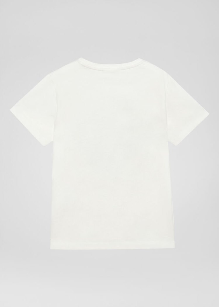 Koszulki Dziecięce Versace GV Signature Medusa T Shirt Białe | 7V3NB0ZTM
