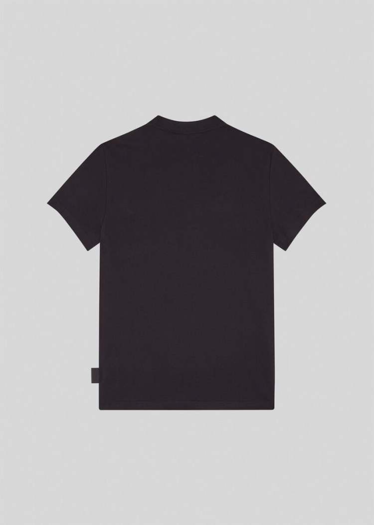 Koszulki Jeans Couture Versace Jeans Couture Logo T Shirt Czarne | 1GHAOTPGJ