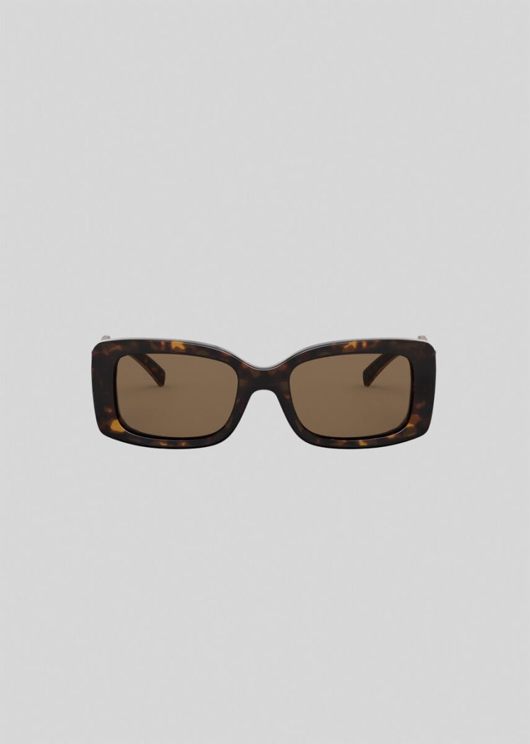 Okulary Słoneczne Damskie Versace Havana 90s Vintage Logo Brązowe | A2BWFH921