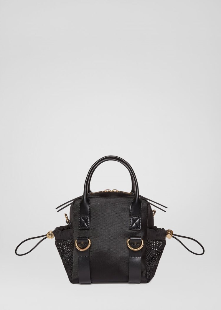 Plecaki Jeans Couture Versace Jeans Couture Heritage Tip Mini Bag Czarne | G6NNLFQS7