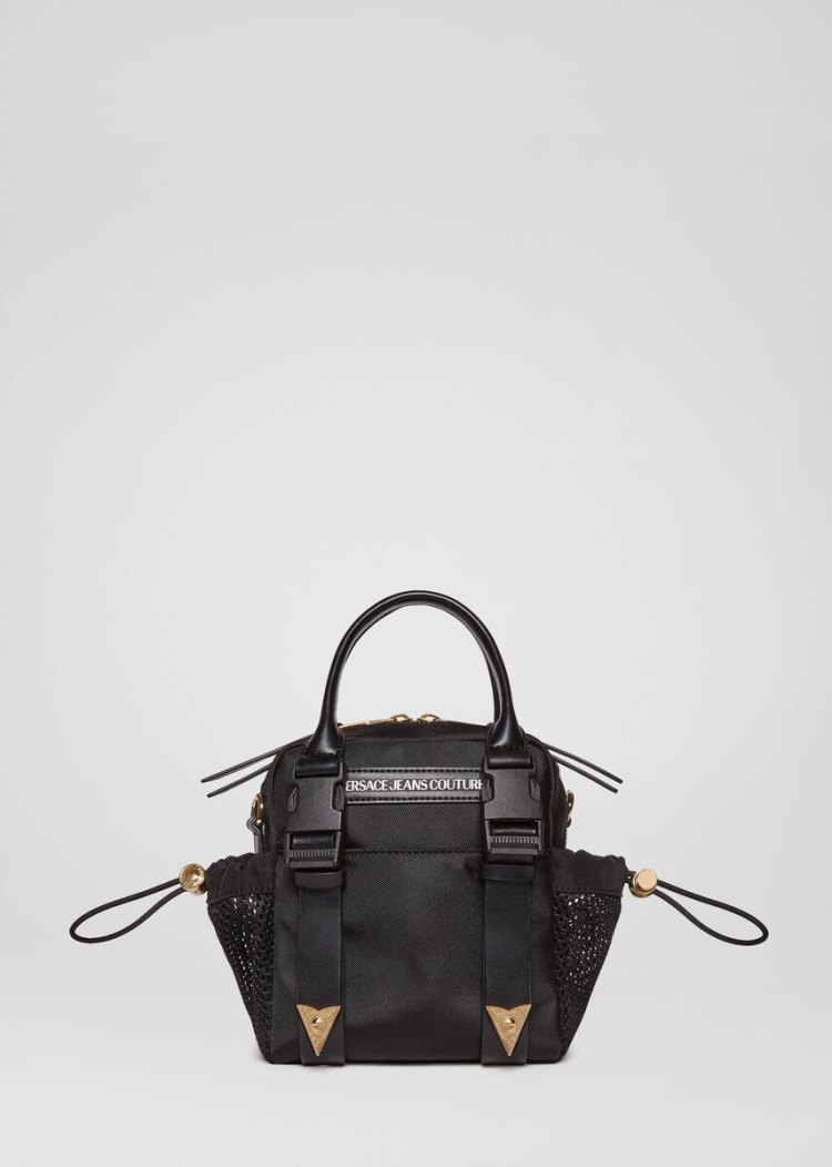 Plecaki Jeans Couture Versace Jeans Couture Heritage Tip Mini Bag Czarne | G6NNLFQS7
