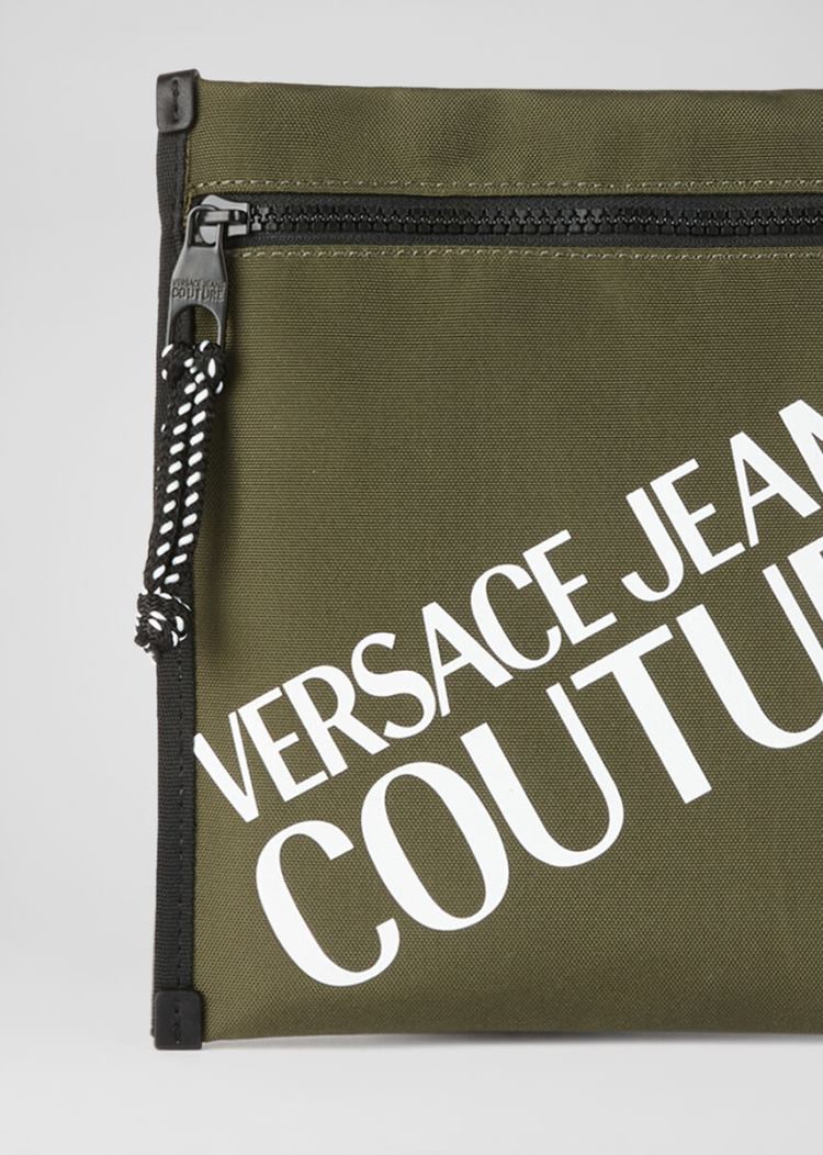 Plecaki Jeans Couture Versace Jeans Couture Logo Crossbody Bag Zielone | K6SXODSVZ