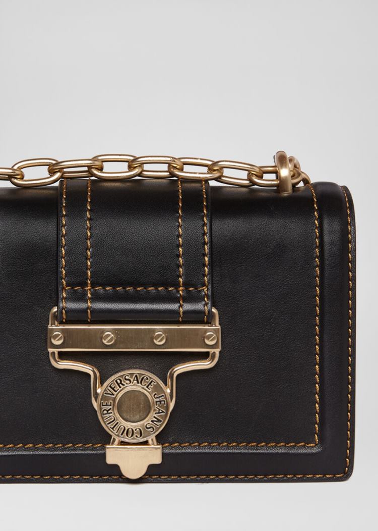 Plecaki Jeans Couture Versace Jeans Couture Salopette Klamry Shoulder Bag Czarne | NR71E0K6H