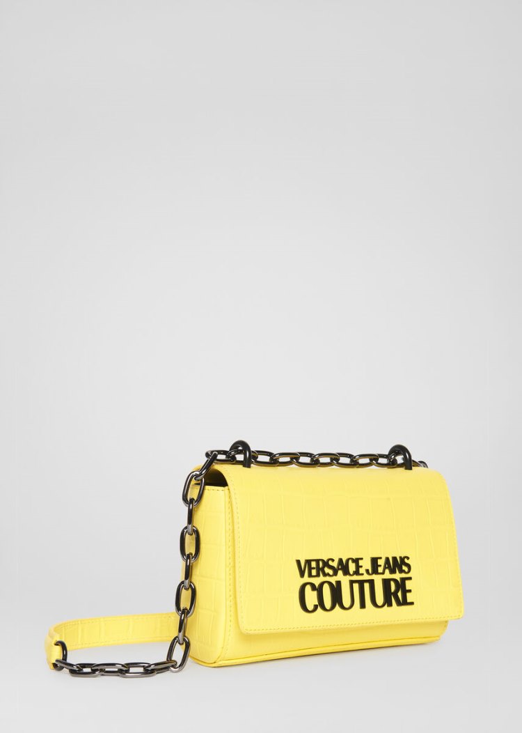 Plecaki Jeans Couture Versace Jeans Couture Logo Shoulder Bag Żółte | NYWIJI3JP