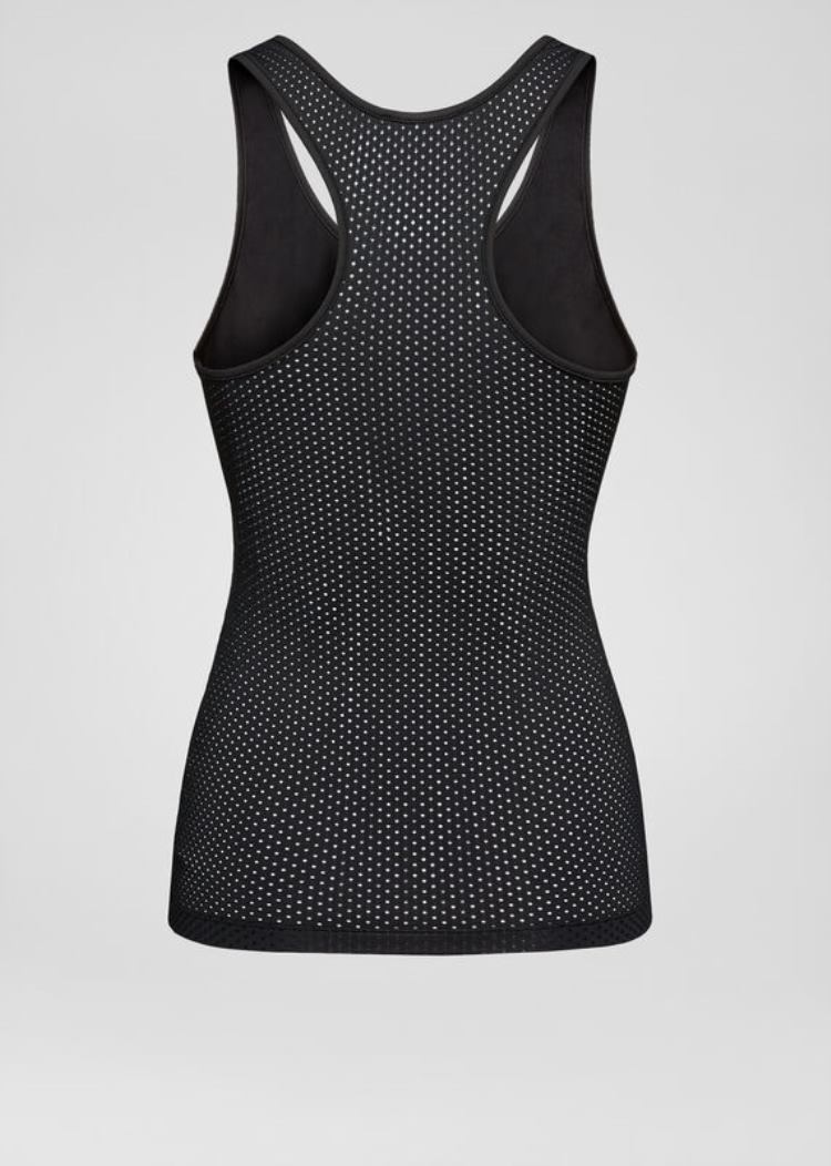 Podkoszulki Damskie Versace Greek Key Mesh Sports Tank Czarne | GUW9VUY6K