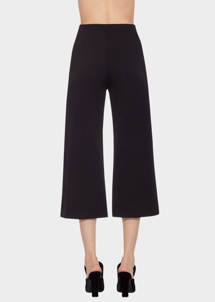 Portki Damskie Versace Coulotte Medusa Trousers Czarne | K0YQ363JT