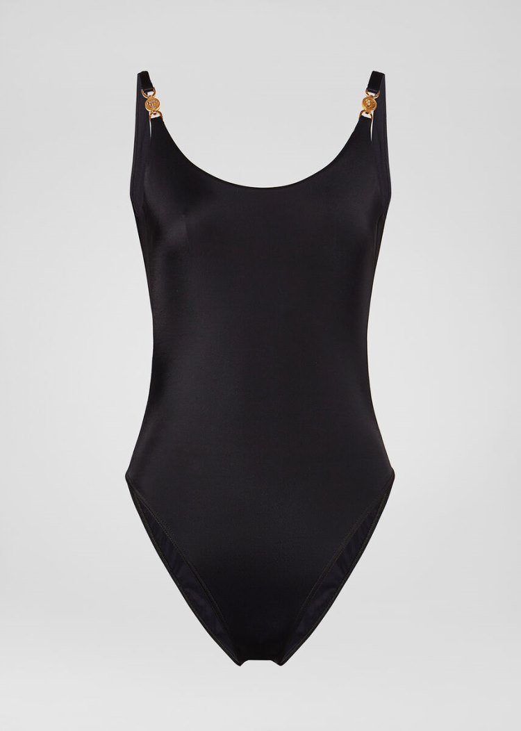 Stroje Kąpielowe Damskie Versace Medusa One-Piece Swimsuit Czarne | R30AZO7U8