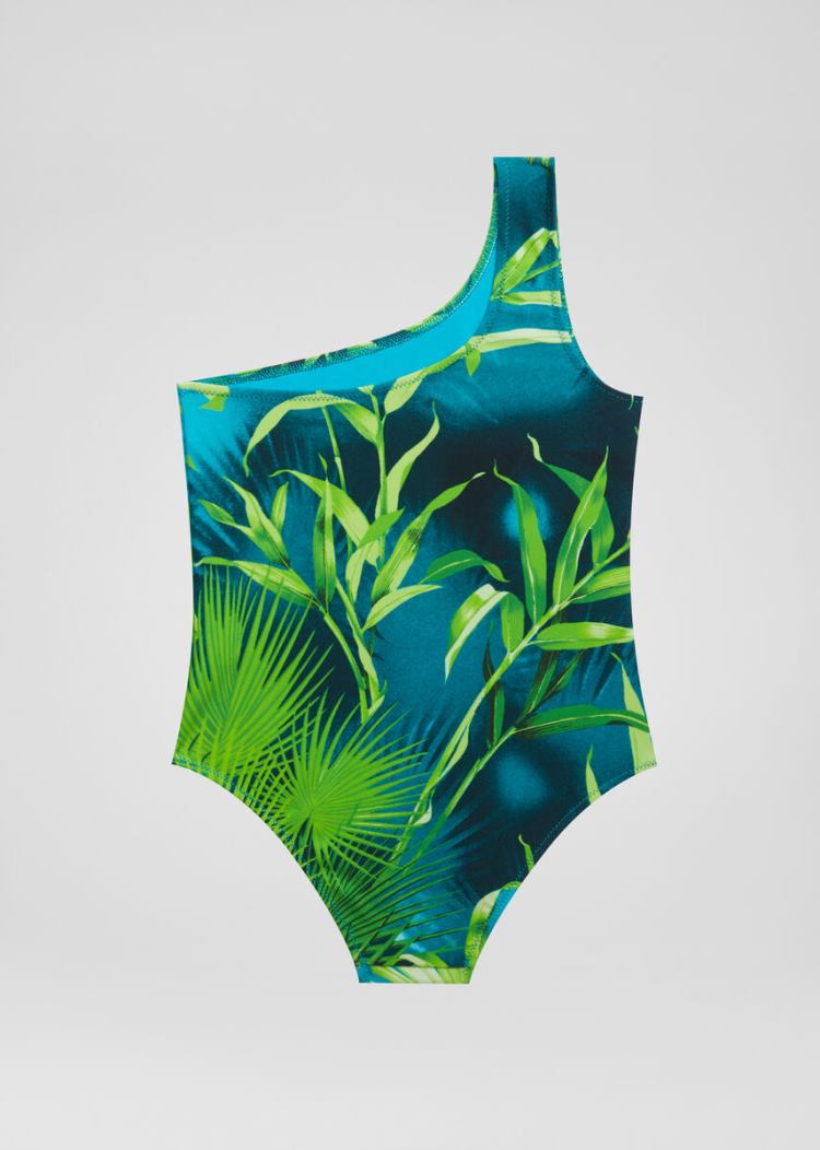 Stroje Kąpielowe Dziecięce Versace Young Jungle Print Medusa Swimsuit Kolorowe | JP66XCTF1