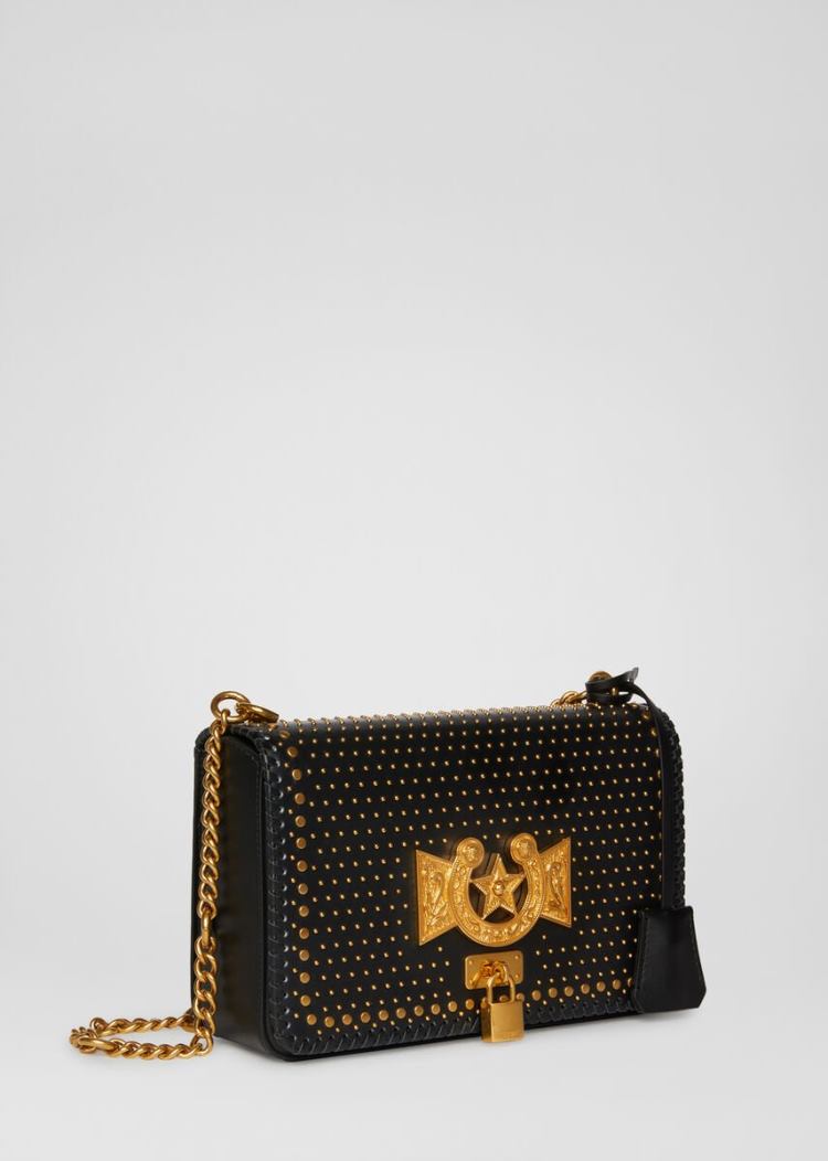 Torby Przez Ramię Damskie Versace Icon Western Shoulder Bag Czarne | IYJ9KMBW0