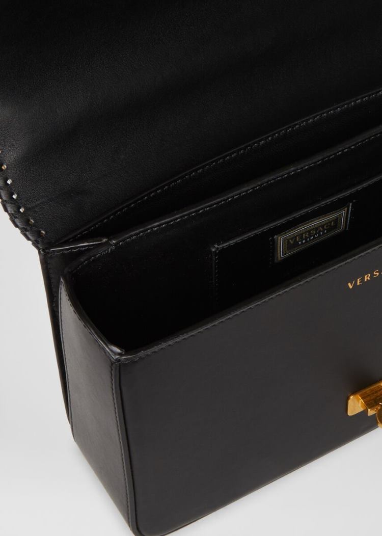 Torby Przez Ramię Damskie Versace Icon Western Shoulder Bag Czarne | IYJ9KMBW0