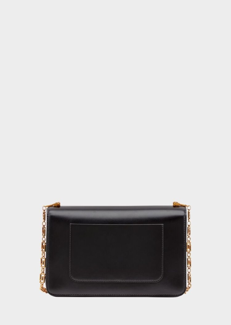 Torby Przez Ramię Damskie Versace Medium Icon Shoulder Bag Czarne | 4655OI7D8