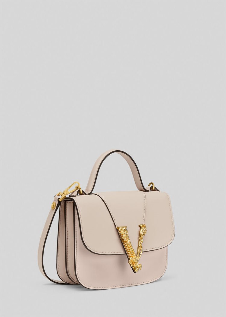 Torebki Damskie Versace Virtus Dual-Carry Bag Różowe | I05XPJEKT