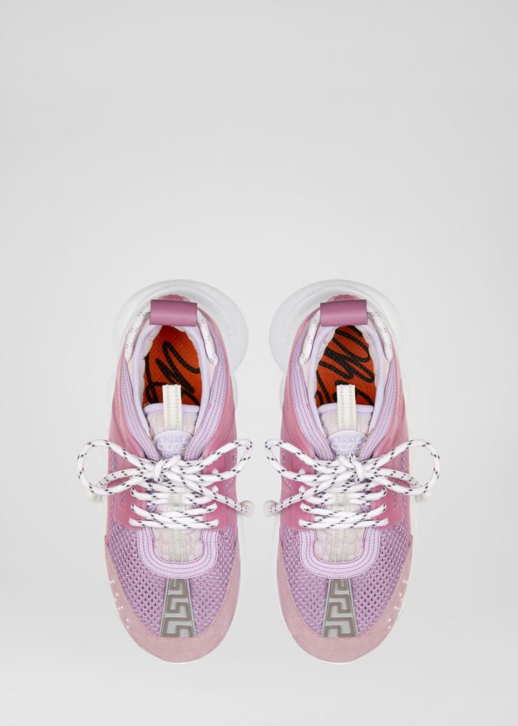 Trampki Damskie Versace Chain Reaction Trainers Fioletowe | KPNA7N1ZD