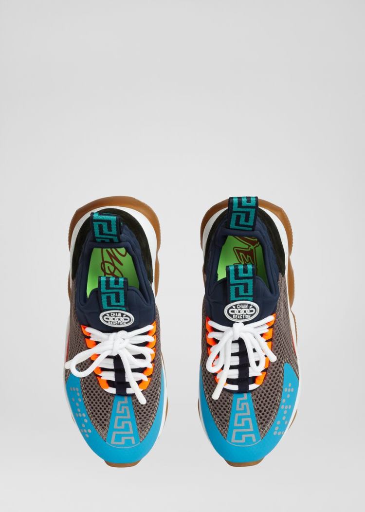 Trampki Damskie Versace Cross Chainer Trainers Kolorowe | KVEZCIACM