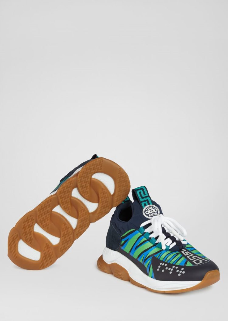 Trampki Damskie Versace Cross Chainer Trainers Kolorowe | QJZGTMGC6