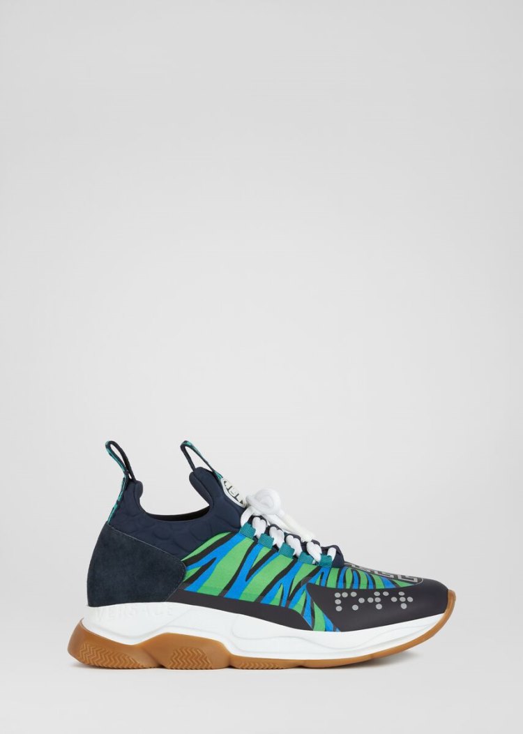 Trampki Damskie Versace Cross Chainer Trainers Kolorowe | QJZGTMGC6
