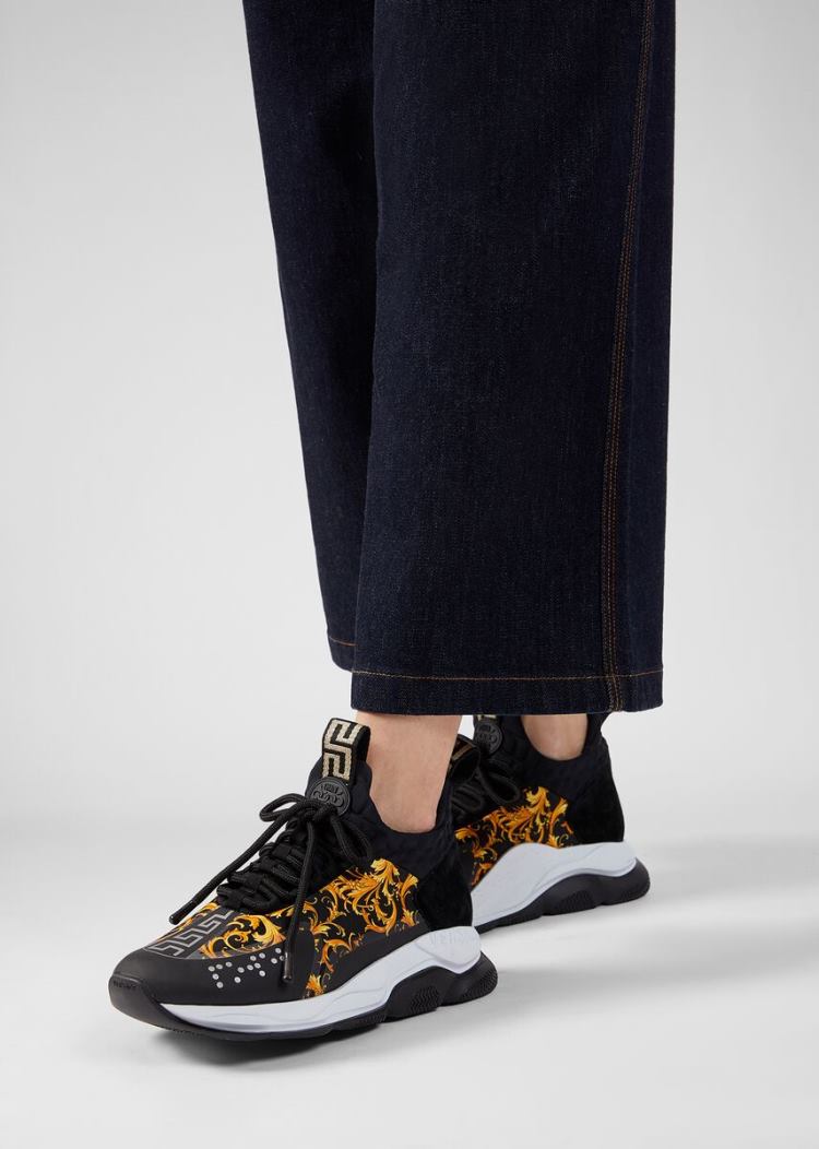 Trampki Damskie Versace Cross Chainer Trainers Kolorowe | XK85VJEE3