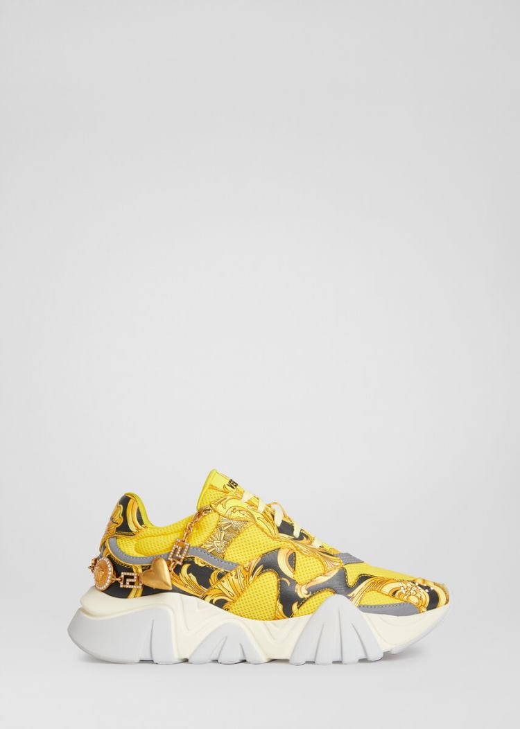 Trampki Damskie Versace Greca Chain Squalo Trainers Kolorowe | 4191XP7PQ