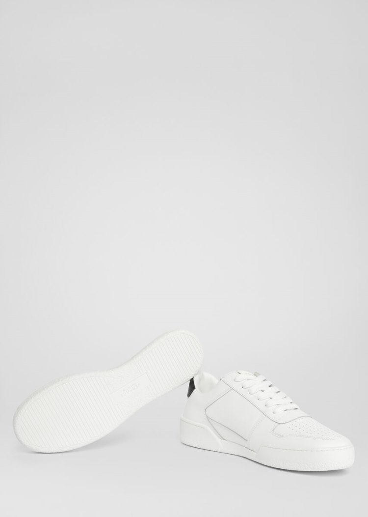 Trampki Damskie Versace Ilus Trainers Białe Czarne | WFHIEDLJ8