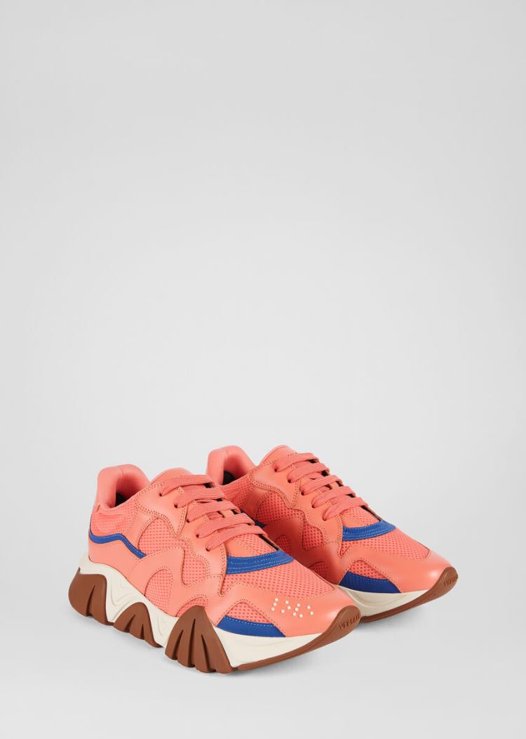 Trampki Damskie Versace Squalo Trainers Różowe | GWM8MLX02