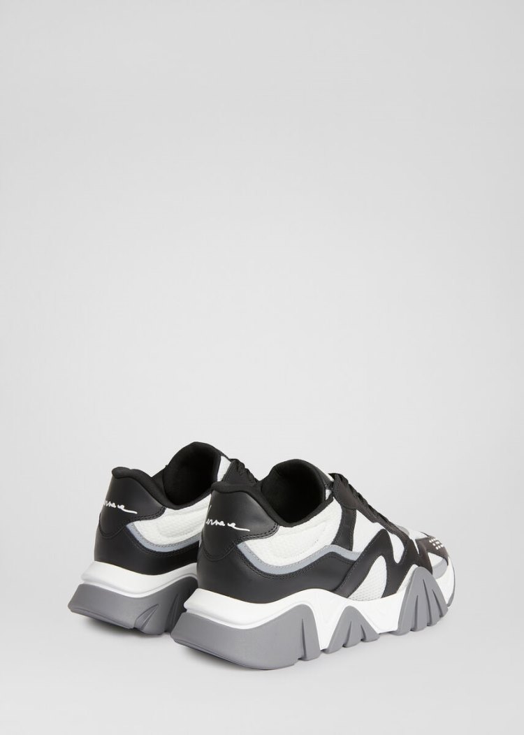 Trampki Damskie Versace Squalo Trainers Białe | OIGFPOY4X