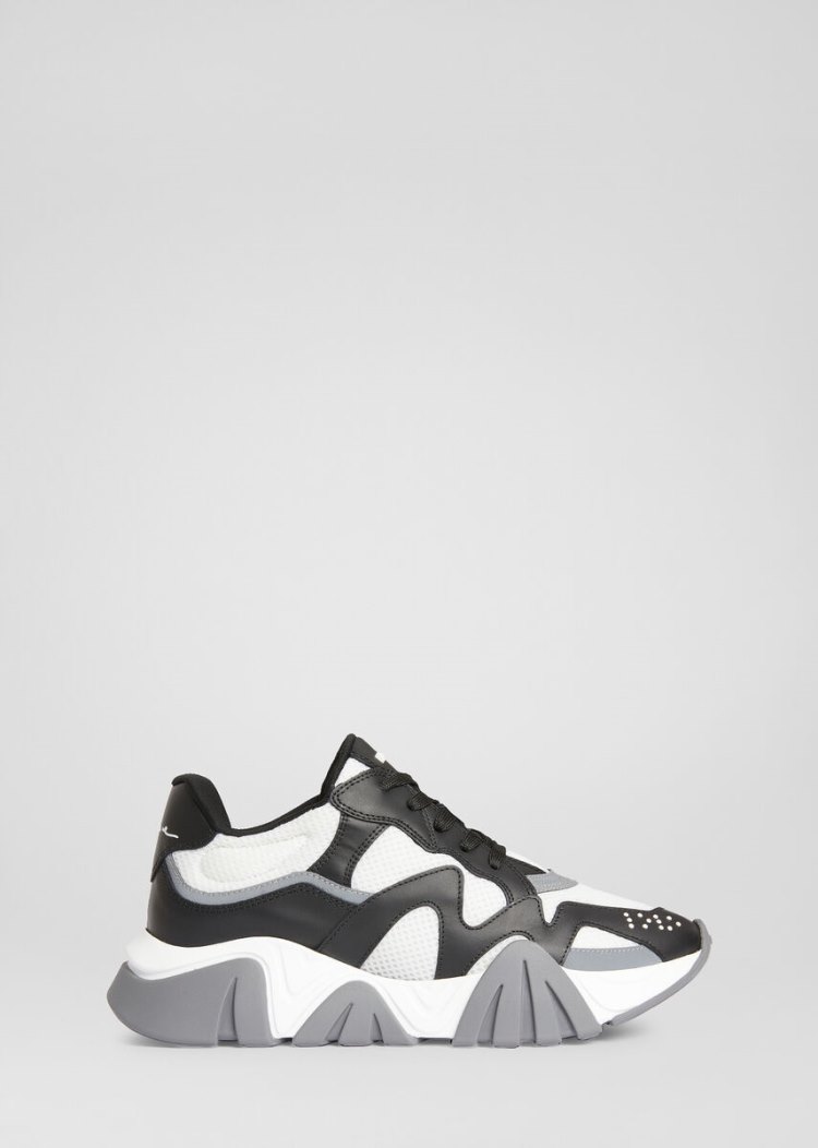 Trampki Damskie Versace Squalo Trainers Białe | OIGFPOY4X