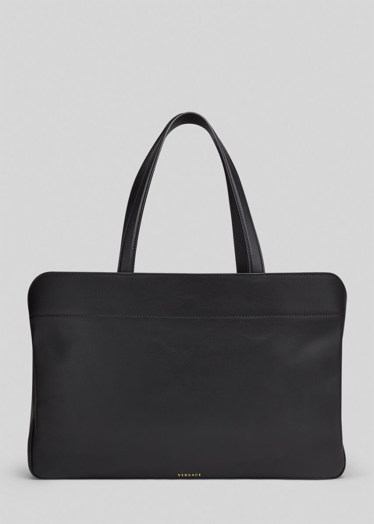 Virtus Bag Damskie Versace Virtus Tote Bag Czarne | 9UUSQRQSA