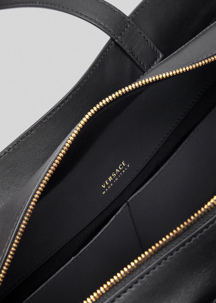 Virtus Bag Damskie Versace Virtus Tote Bag Czarne | 9UUSQRQSA
