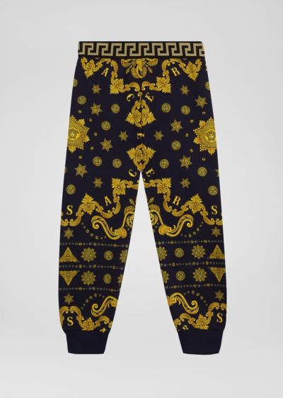 Spodnie Dziecięce Versace Young Barocco Western Print Sweatpants Kolorowe | 4GPK0HDV4